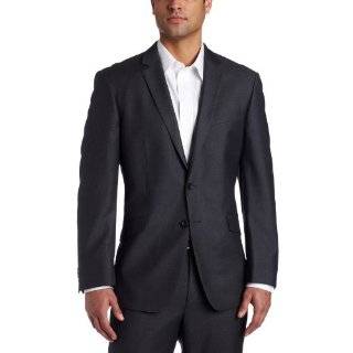 Kenneth Cole Reaction Mens Gray Solid Suit Separate Coat