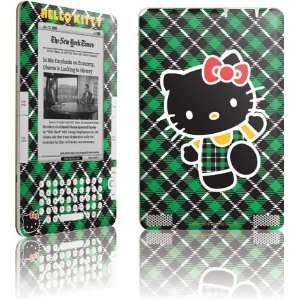  Hello Kitty Green Plaid skin for  Kindle 2
