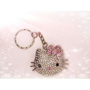   GB Hello Kitty Shape Crystal Jewelry USB Flash Memory Drive Keychain
