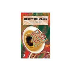 Honky Tonk Women Conductor Score & Parts Marching Band Words and music 