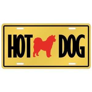   New  Alaskan Malamute   Hot Dog  License Plate Dog