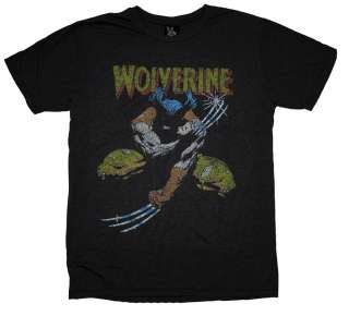 Wolverine X Men Marvel Comics Vintage Style Soft T Shirt Tee  