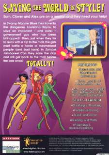 Totally Spies Total Swamp Romp PC CD girls math game  