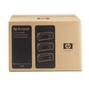 Hewlett Packard 90 3 pack 400 ml Cyan Ink Cartridges Compatibility HP 