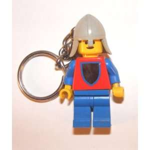 Vintage Collectible Lego Knight Keychain Key Ring Figure from Early 80 