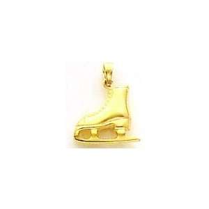  14k Gold 3 D Ice Skate Boot Pendant [Jewelry]