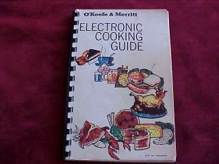 Keefe & Merritt Electronic Microwave Cooking Guide  
