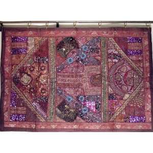   Indian Wall Tapestry Vintage Decoration Big Handcrafted Throw Textile