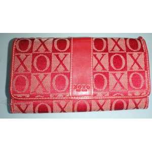  XOXO Leatherware / Canvas Wallet   RED 