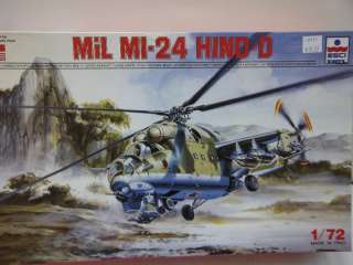   SCALE MIL MI 24 HIND D COMBAT HELICOPTER PLASTIC MODEL KIT 9069  