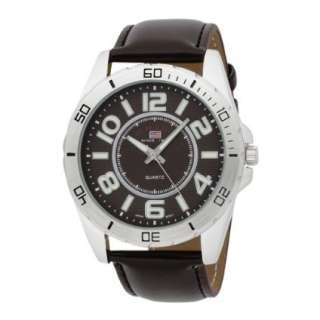 Polo Assn. Mens US5163 Brown Dial Brown Strap Watch   designer 