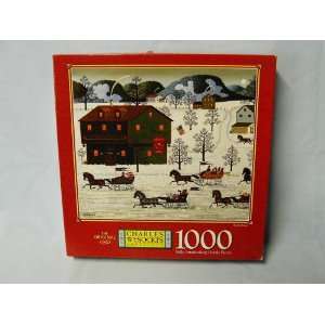  Charles Wysocki 1000 Piece Jigsaw Puzzle Titled, Sleigh 