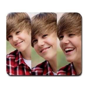  Happy Justin Bieber Collectible Photo Large Mousepad 