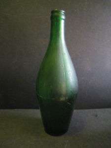 Vintage CLYSMIC Dark Green Glass Wine/Liquor? Bottle  