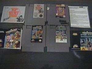 LOT of 4 Nintendo NES Games w/ Manuals Wrestlemania 2  