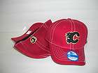 NEW ERA HAT CAP NHL CALGARY FLAMES CHILD YOUTH STRETCH FIT RED  