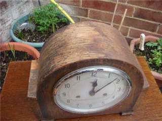 Antique Vintage Old Enfield Mantle Clock / Mantel Clock Working Order 