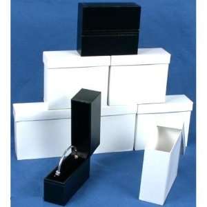  6 Bangle Bracelet Boxes Black Leather Gift Display Box 