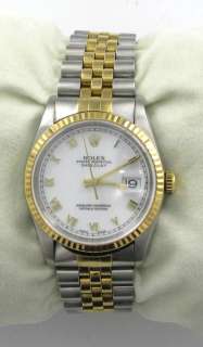 Mens Rolex 2 Tone DateJust Oyster Perpetual  