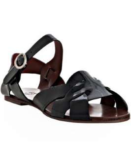 See By Chloe black patent leather ankle strap sandals   up to 