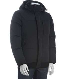 Tech Tumi black quilted down hooded puffer jacket   up to 70 