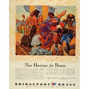  1944 Ad Bridgeport Brass Explorer Mediterranean Robert L 