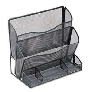  RolodexTM Mesh Two Pocket File Stand with Organizer ORGANIZER,MESH 