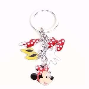    Minnie Mouse Metal Keychain Key Ring Chain Charm Toys & Games