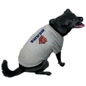  Chicago Bears Ash Logo Pet T shirt