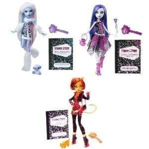  Monster High Set of 3 Dolls Toralei Stripe  Abbey Bominable 
