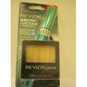   Revlon Grow Luscious Mascara & Eye Shadow #010 Polished Bronze Beauty