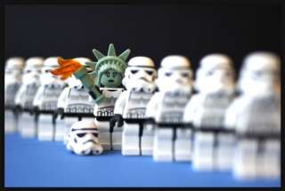 Lego LADY LIBERTY minifigure   series 6   NEW   statue of liberty 