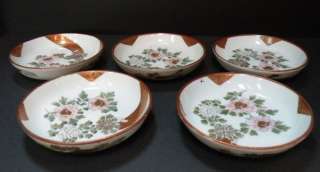 KUTANI PORCELAIN JAPANESE DISHES PLATES Japan art pottery  