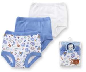 Gerber Boys Blue Cotton Potty Training Pants All Sizes 047213334430 