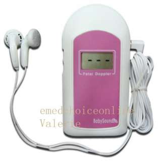 Baby sound fetal doppler, fetal heart monitor, Free gel  