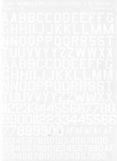 Print Scale Decals 1/32 USAF LETTERS & NUMBERS WHITE  