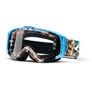 Smith Optics Cyan Need For Speed Intake Sweat X Goggles with Clear AFC 