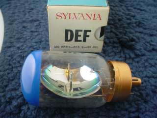 DEF SYLVANIA 21.5 VOLT PROJECTOR LAMP BULB BELL & HOWELL AUTOLOAD 