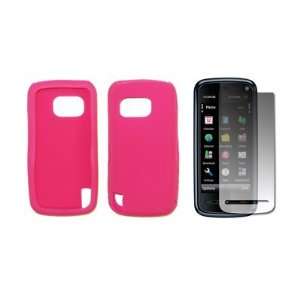   Cover Case + LCD Screen Protector for Nokia XpressMusic 5800 Cell