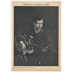  1968 Trini Lopez Gibson Guitar Photo Print Ad (Music 