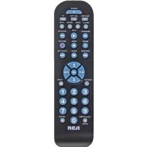  NEW 3 Device Universal Remote   Black (Home Audio Video 