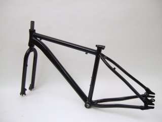 SLOTTED DROP OUT ALUMINUM 29ER SS MOUNTAIN BIKE FRAME SET W/ STEEL 