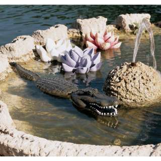   Floating Gator Alligator Pool Pond Yard and Garden Statue  