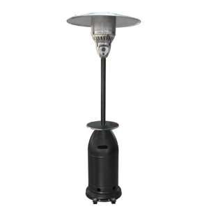 AZ Patio Heaters Tall Tapered Black Heater with Table:  
