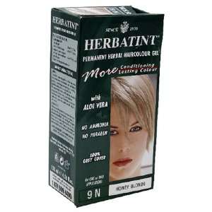  Herbatint Permanent Herbal Haircolour Gel, Honey Blonde 9N 