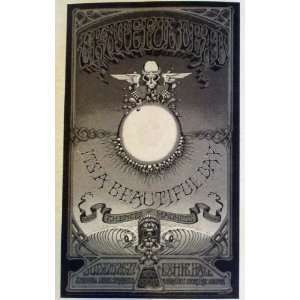 Grateful Dead Beatutiful Day LIVE Jerry Garcia 11x17 Rare Very Limited 