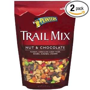 Planters Nut & Chocolate Trail Mix, 21 Ounce Pouch (Pack of 2)  