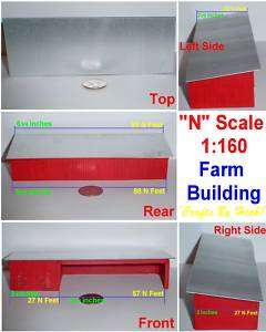 Scale BUILDING {FARM} MACHINE SHED  