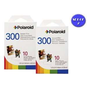  2 Pack Of Polaroid PIF 300 Instant Film for 300 Series 