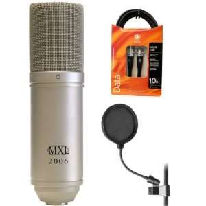   Mic Bundle w/Pop Filter and 10 Mic Cable Musical Instruments